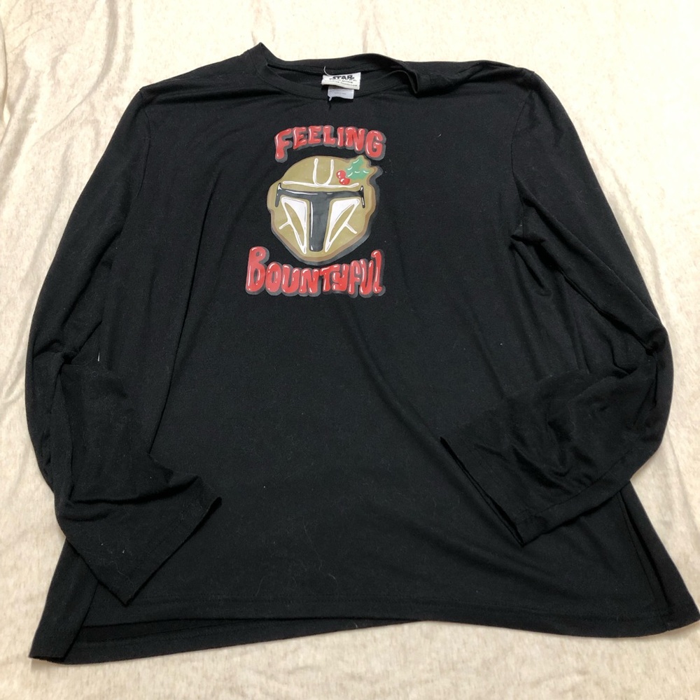 Star Wars Mandalorian Munki Munki Sleepwear Shirt Christmas Holiday Family Match